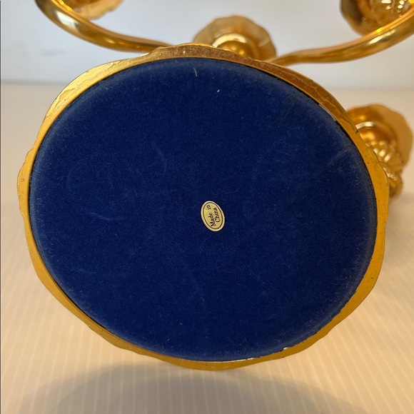 Vintage 18 Karat Gold Plated Candelabra - Picture 11 of 11